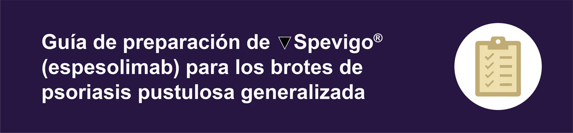 Guía de preparación de Spevigo®