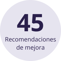 45 Recomendaciones de mejora